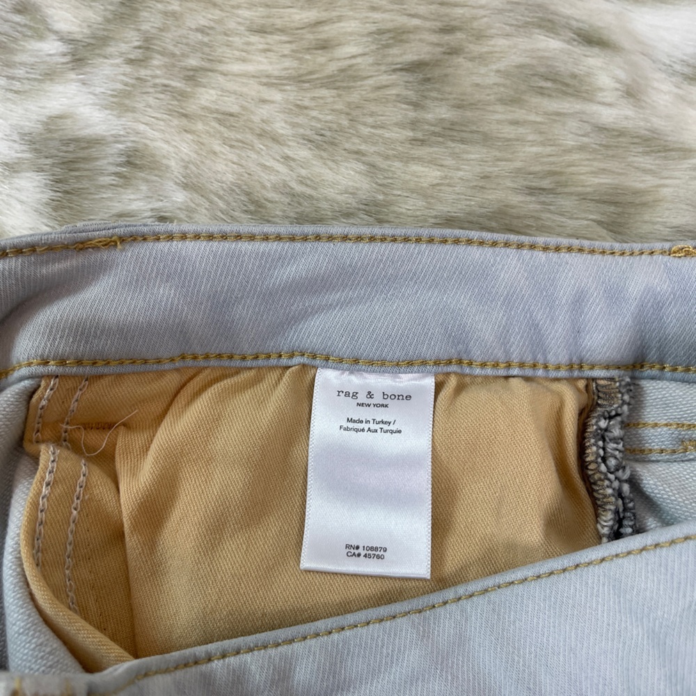 Rag & Bone Dre Loopback Denim Low-Rise Short - Picture 6 of 6